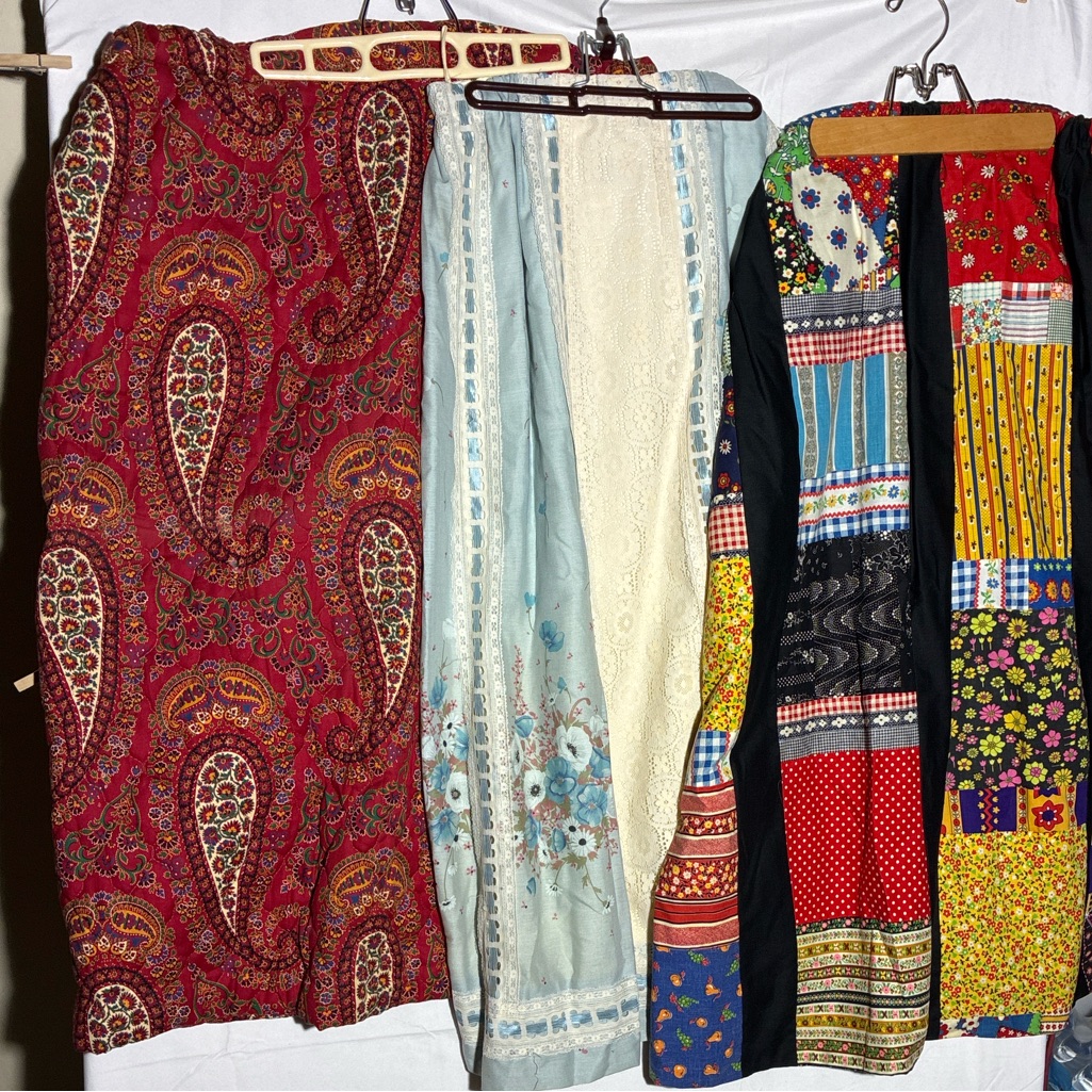 Vintage Folk & Boho Skirts Cottagecore Quiltcore Set Of 3